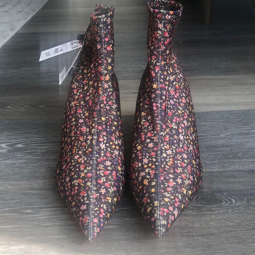 Zara Floral Print Bootie